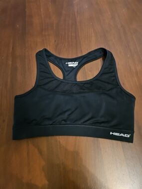 Head Black Racerback Sports Bra